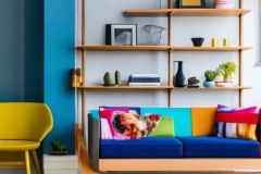 Default_A_wooden_shelf_with_bold_colors_in_a_modern_and_stylis_0