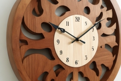 DreamShaper_v5_clock_wood_design_1