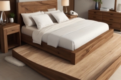 DreamShaper_v5_wood_bed_photorealistic_0