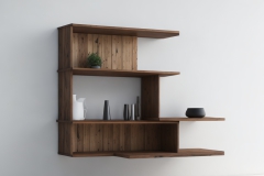 Leonardo_Diffusion_shelf_simple_with_different_wood_1